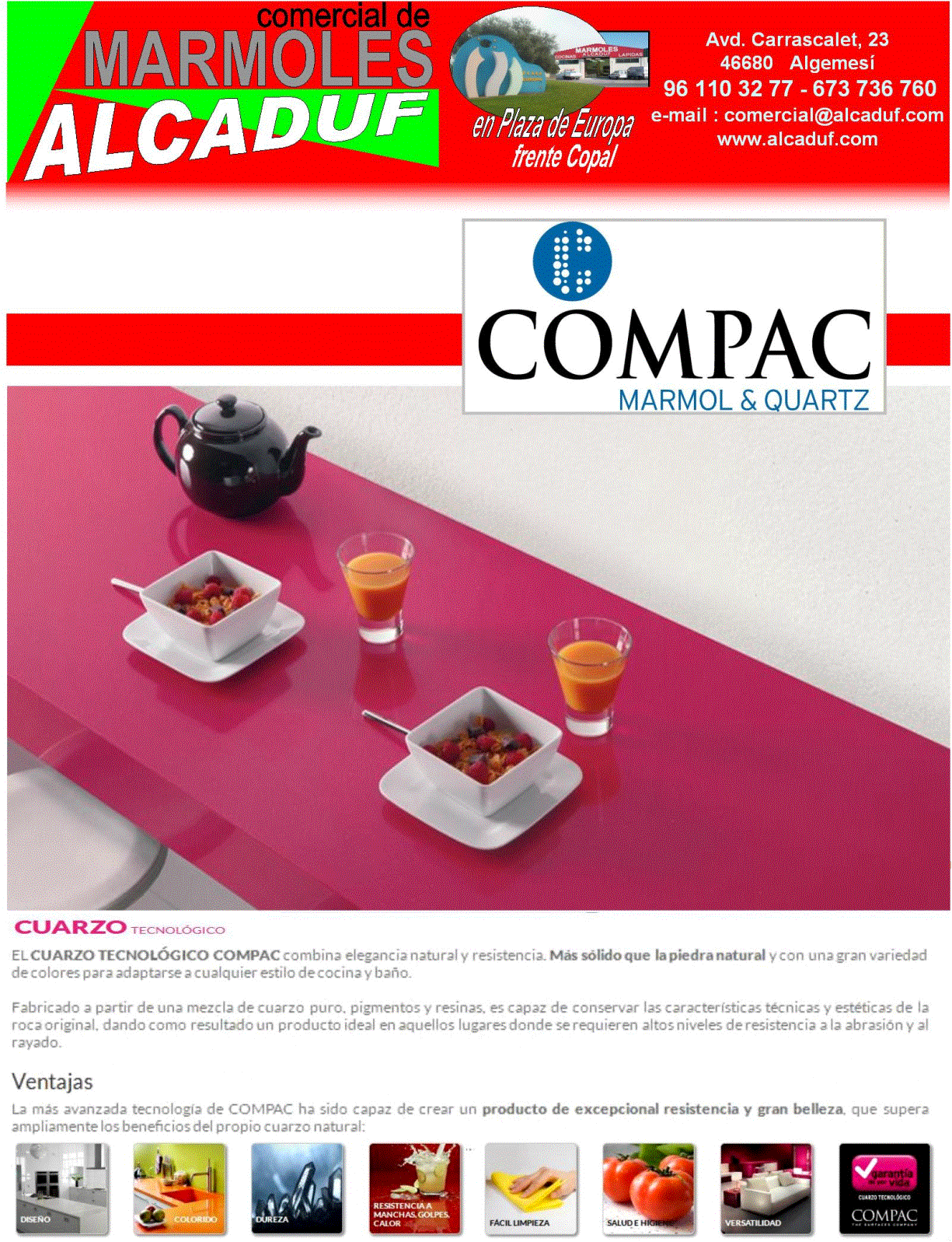 marmoles marbres silestone compac algemesi reformas escaleras xara
