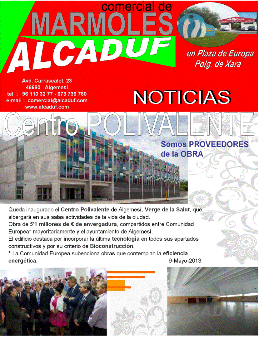 marmoles marbres algemesi reformas polivalent escaleras cocinas 